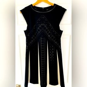 *HOST PICK* Karen Millen Black & White Cut Out Dress US 10